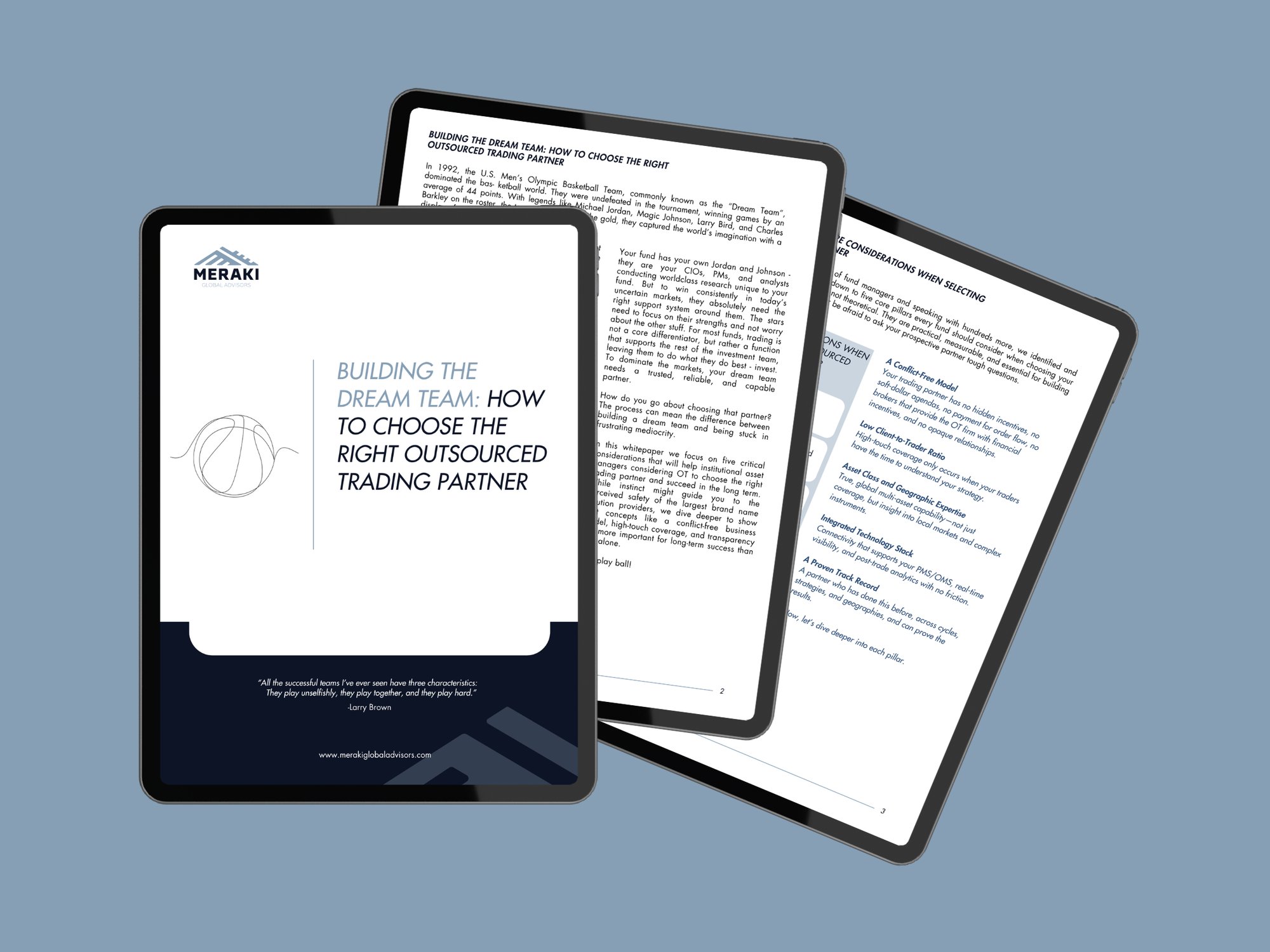White paper iPad image